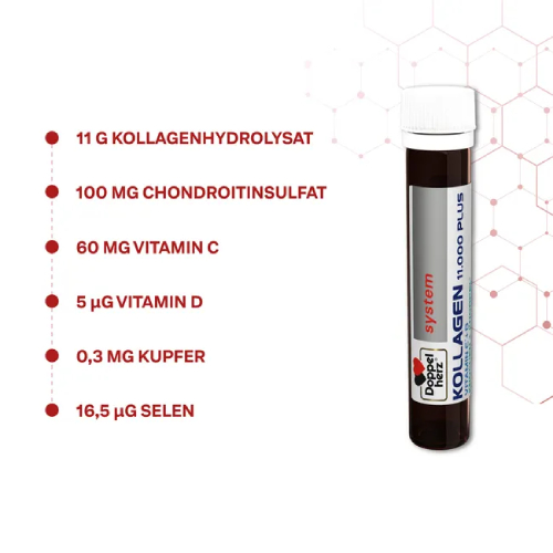 DOPPELHERZ Kollagen 11.000 Plus system Ampullen